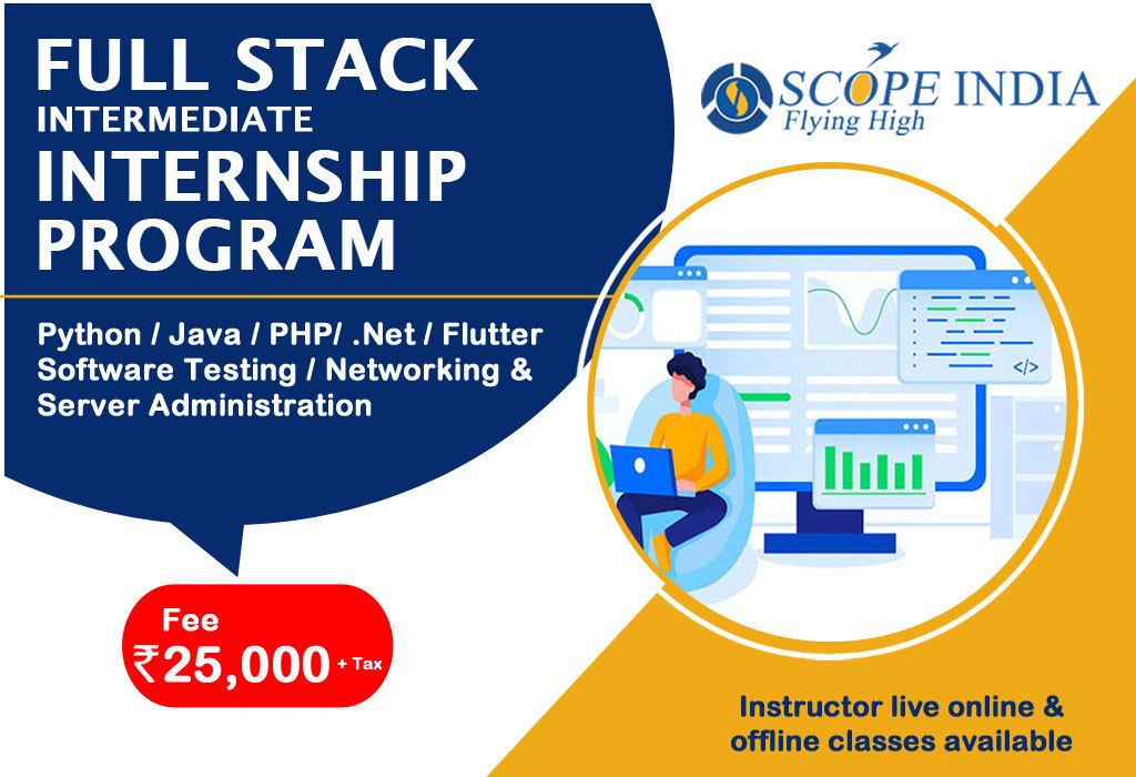 SCOPE INDIA Full Stack Intermediate Course Offer